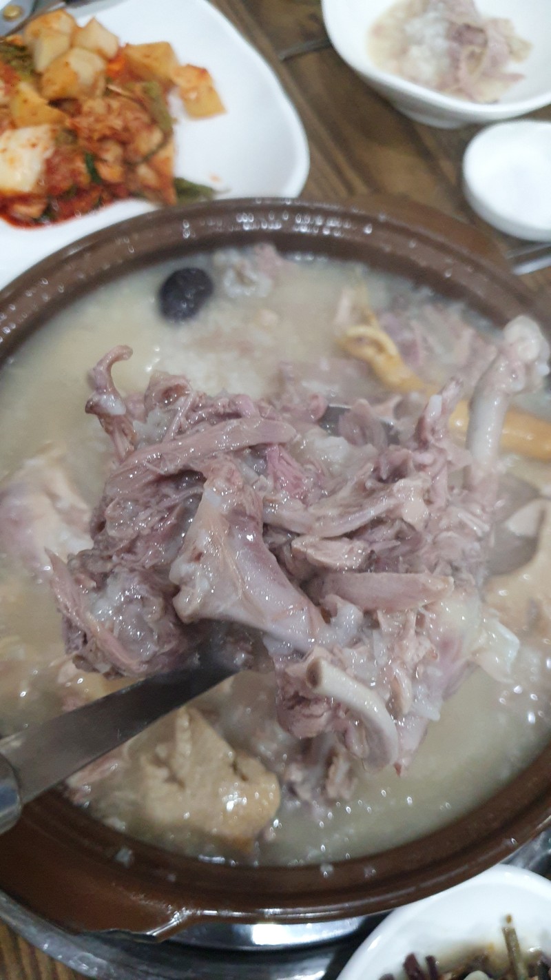 아산 농원정 착한가격 오리백숙 맛집