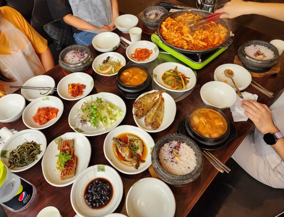 아산 맛집 신정호 남산촌장골 제육오징어볶음