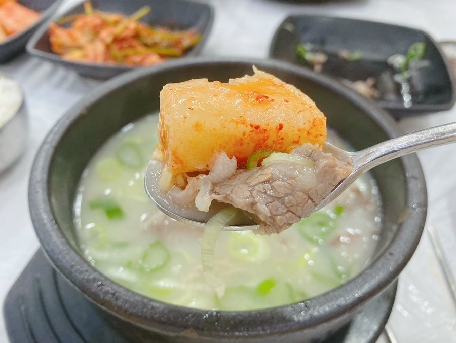 입소문이 자자한 아산 곰탕 맛집 권곡동 고려옥 꼬리꼼탕이 일품이야